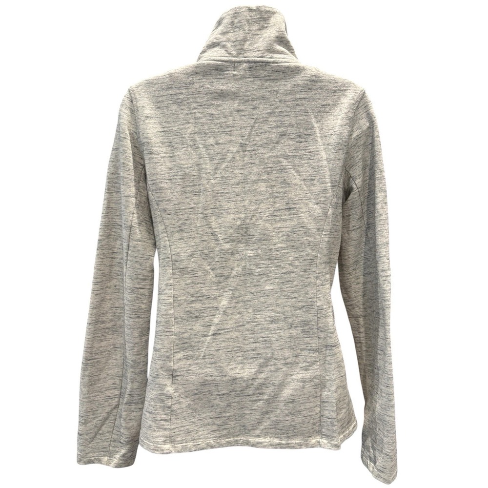 Tuff Athletics Gray Jacket ✨ Asymmetrical Zip Funnel‎ Neck Athleisure Women's S - Picture 6 of 6